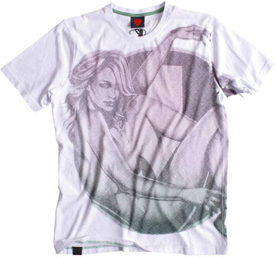 In September 2008 the Swiss fashion and lifestyle company Strellson launched the new spring/summer 2009 collection with images from the work of the internationally famous pop artist Mel Ramos which will be available entited as the “Mel Ramos Collection” from March 2009 on worldwide. 