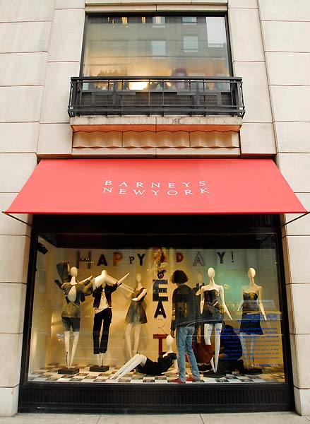 On occasion of the Earth Day 2009 the designer shopping store Barney's New York (since 1923), Elle and eBay have chosen to present 'green' products on the 'greenest' way to shop: designer pieces made of re-cycled materials in an online-auction on eBay.