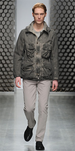 Milano based C.P. Company (founded 1975) created the new fall/winter 2009/10 men's collection under the theme 'A world in transition' expressed by jackets made of artful rubberized and dyed materials. One of the company's lines is named 'Mille Miglia' and honors the historical Italian car race. 