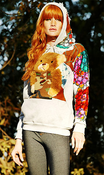 On 22 November 2008 California based designer Violet Valen will present her latest one-of-a-kind cut and sewn woman's hoody sweatshirts that center around a Teddy bear that she refers to as Buddy on occasion of a private event with music by DJs Peanut Butter Wolf and Mike B at Downtown Art Center Gallery in Los Angeles.