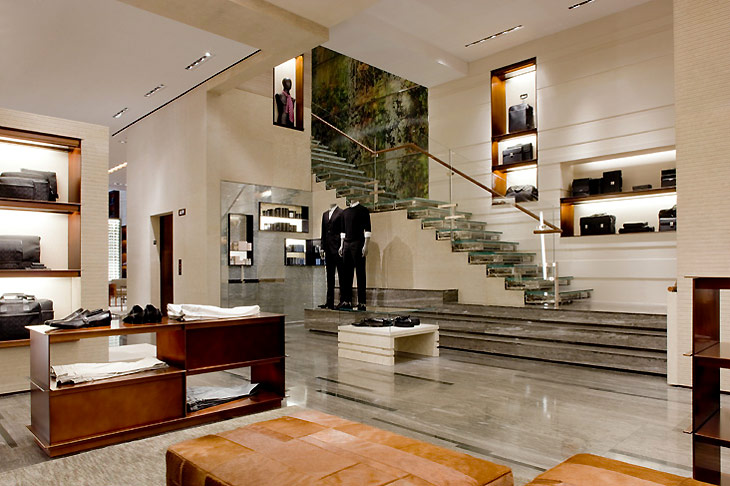 Ermenegildo Zegna Launches its New Fifth Avenue Flagship Boutique; designed by Peter Marino. Photo: (c) Paul Warchol